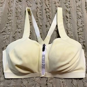 Yellow Victoria Secret zip’n snap Sports Bra